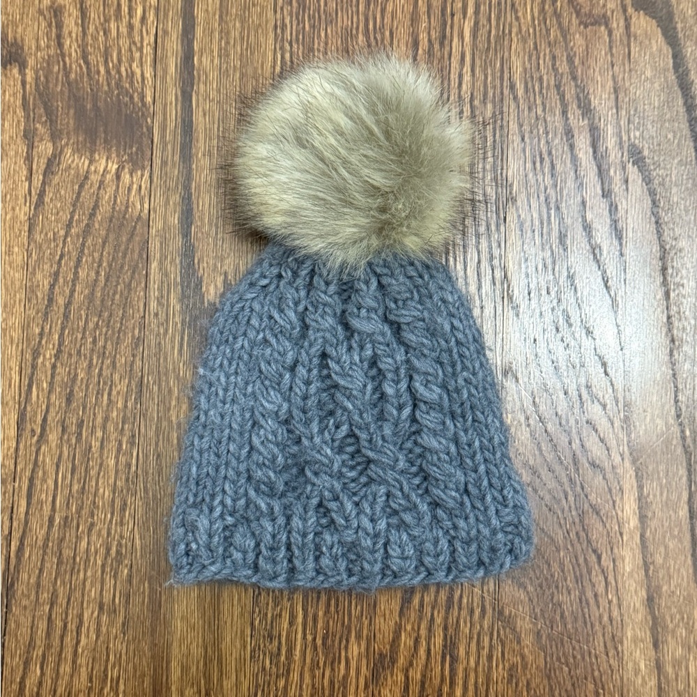 Knit Pom-Pom Beanie